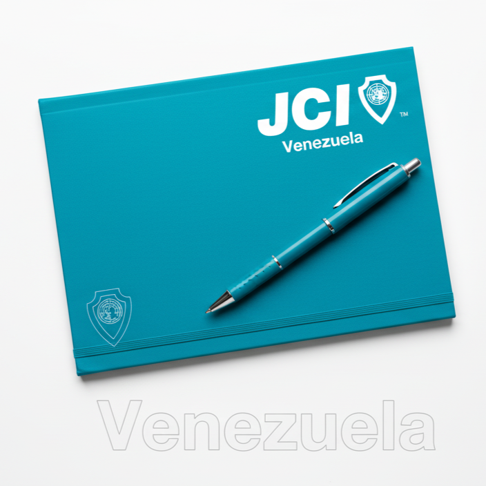 Agenda y bolígrafo de la JCI Venezuela